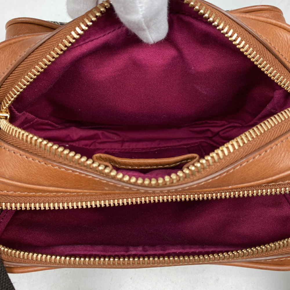 Celine Macadam canvas Crossbody Bag beige brown - Picture 7 of 7